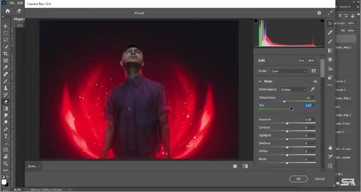 Tutorial of Making Aura Photos in Photoshop