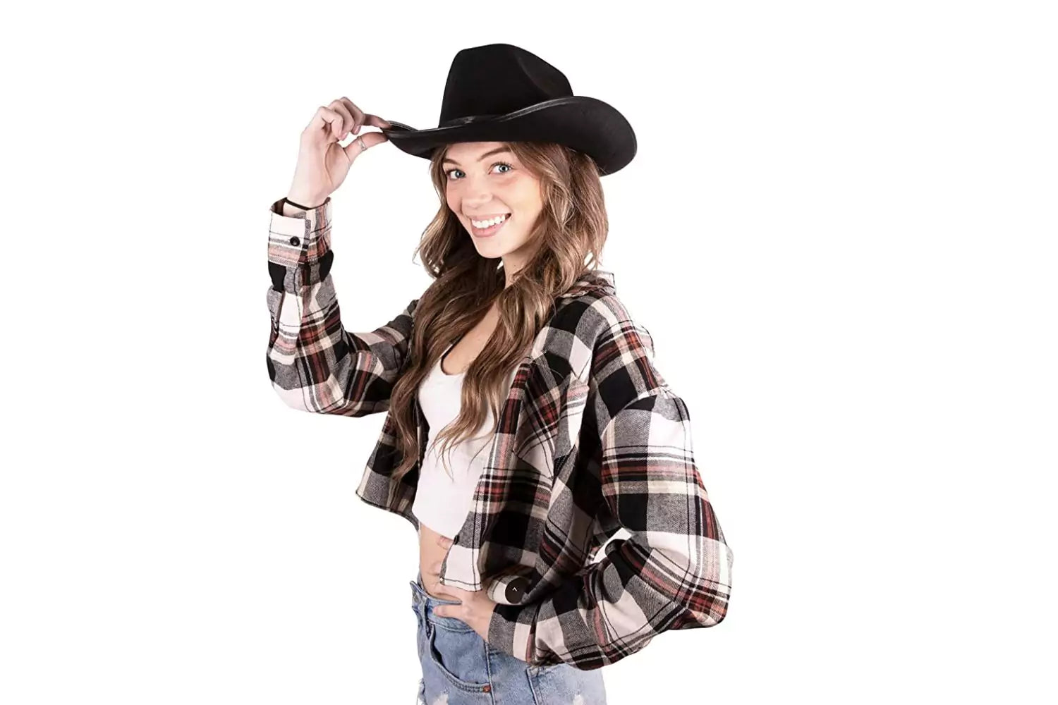 girl wearing Cowgirl Hat