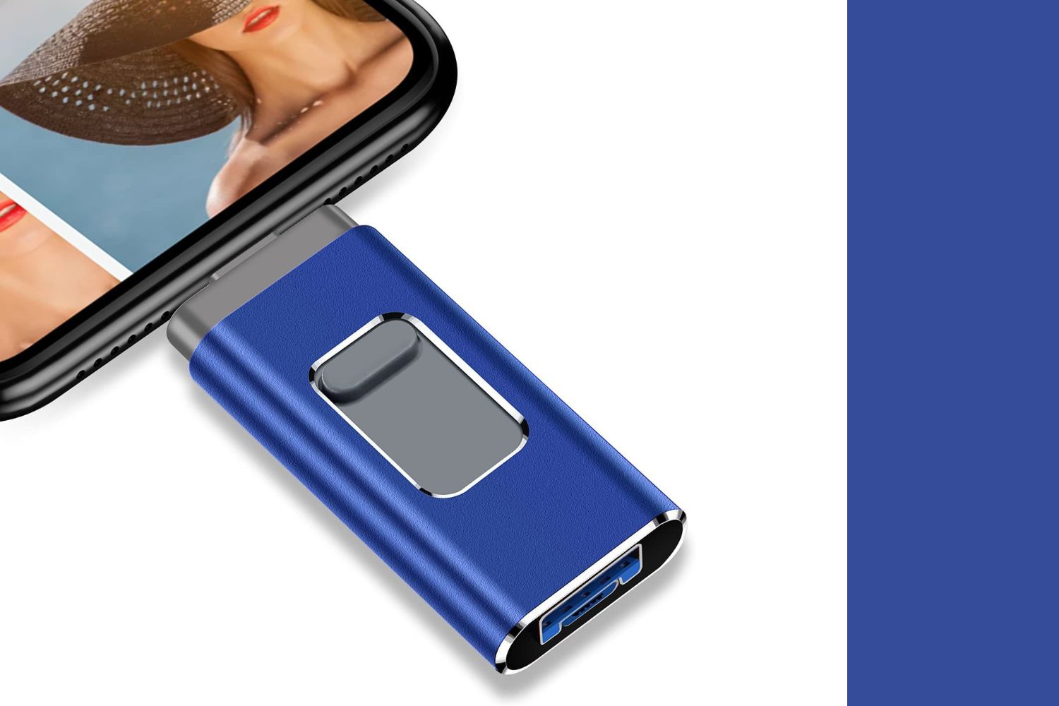 1TB 512GB USB 3.0 Flash Drive Memory Stick Type C 4in1 For iPhone