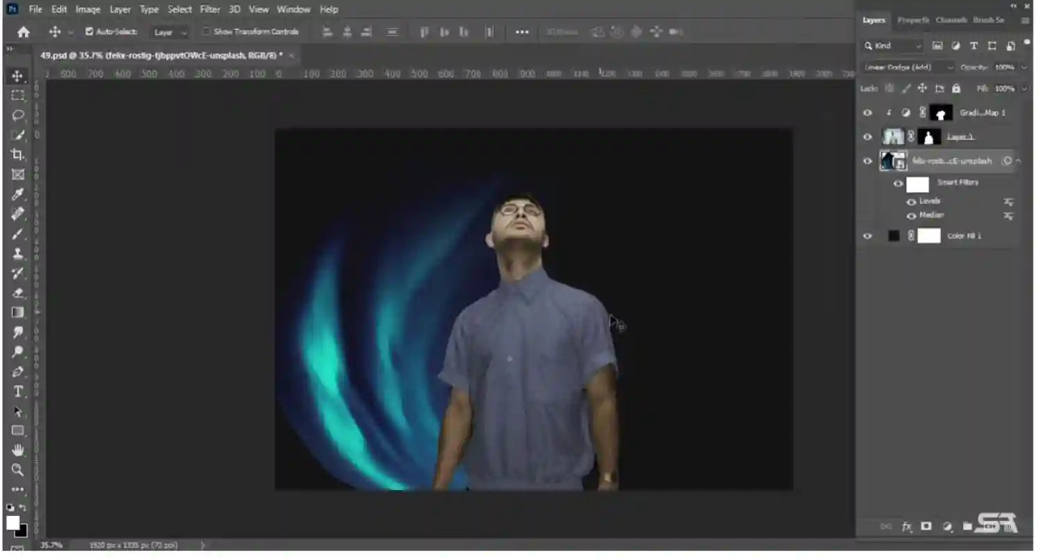 Tutorial of Making Aura Photos in Photoshop