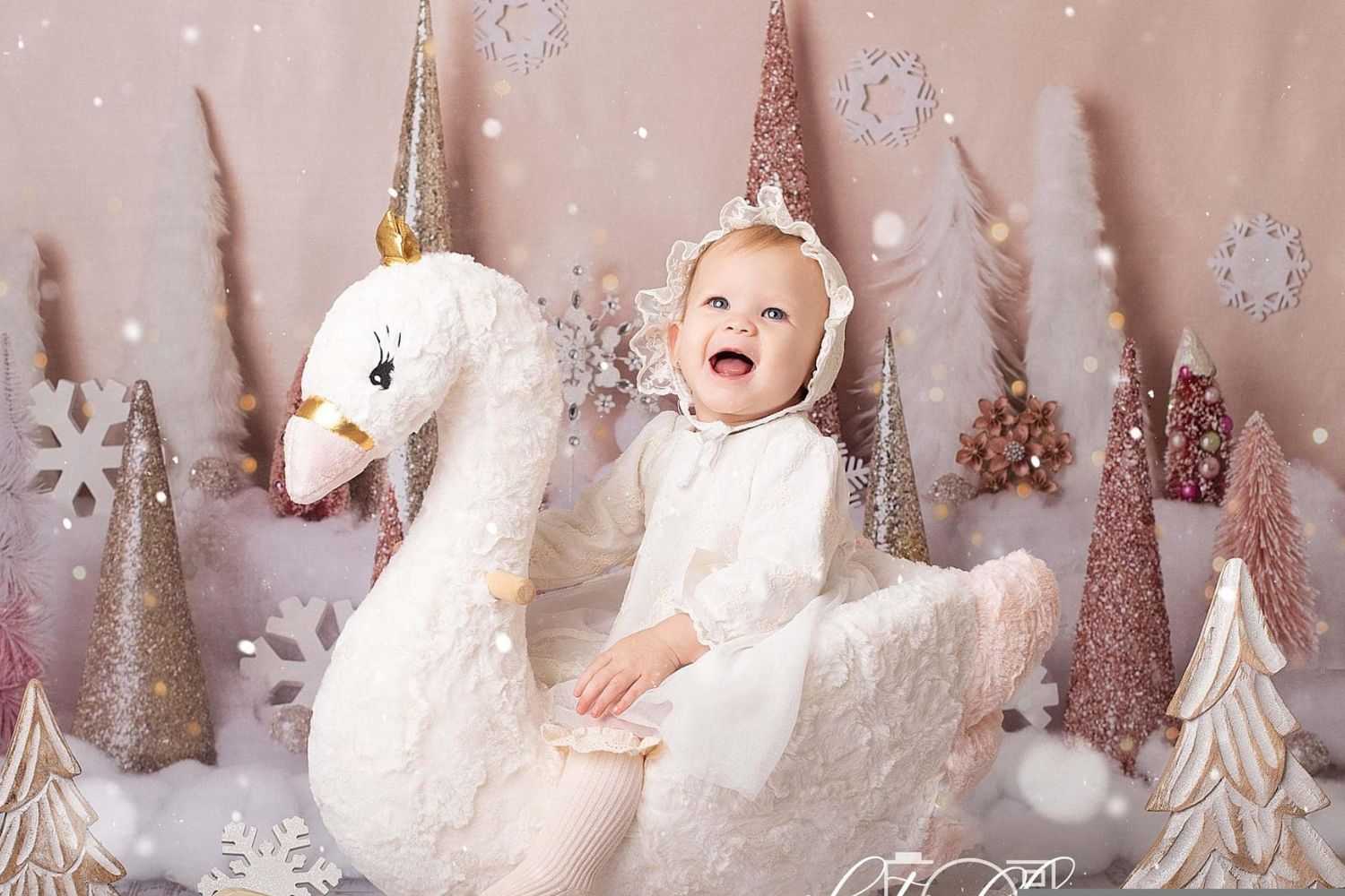 11 Practical  Super Easy Tips for Your Baby's First Christmas Photo S