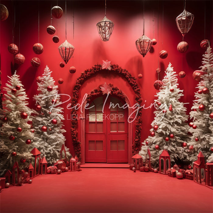 Ringe Backdrop Photogra Arch by Mandy Ornament Christmas Kate Designed