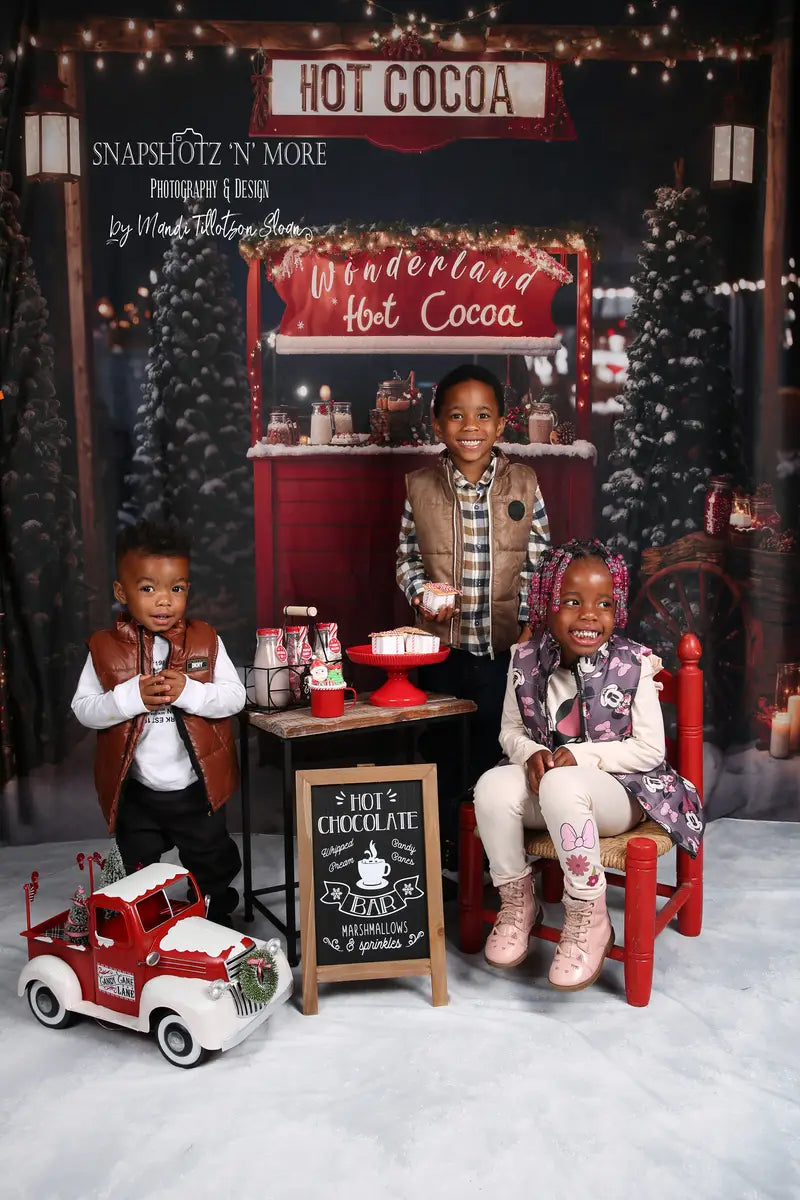 Kate Hot Cocoa Stand Backdrop for Photography