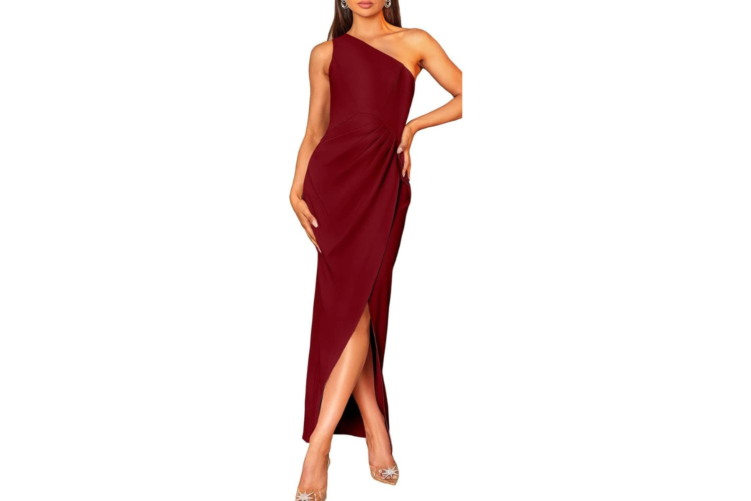 Caracilia High Slit Bodycon Dress