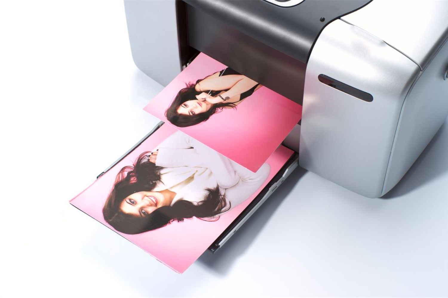 paper photo under printing 