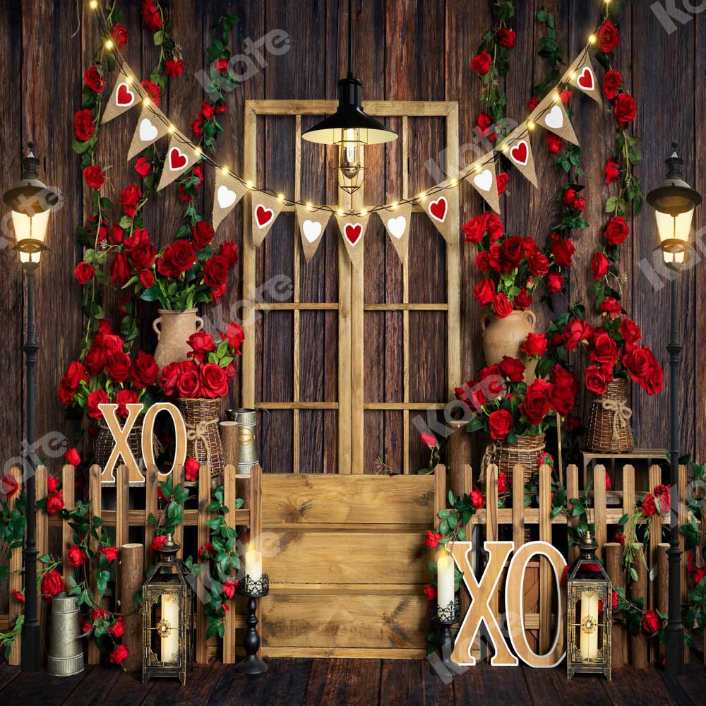 Kate Valentine's day Backdrop Rose Manor Board