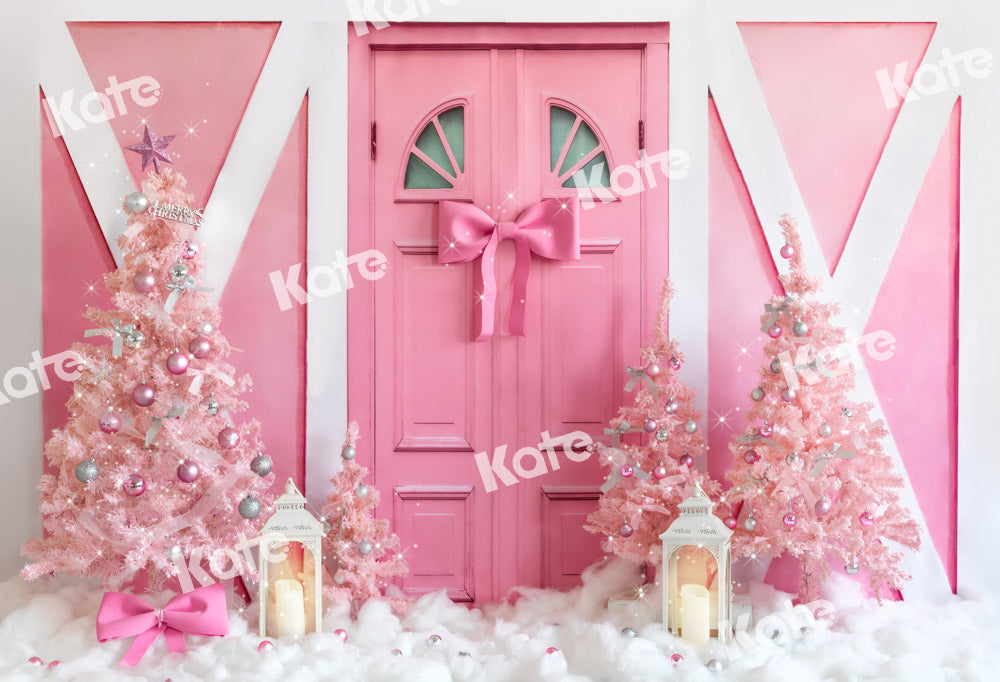  Pink Christmas Magnetic Fireplace Cover 36x30