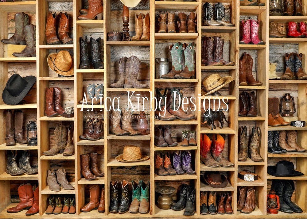 Kate Cowboy Boots Backdrop for Photography – Katebackdrop