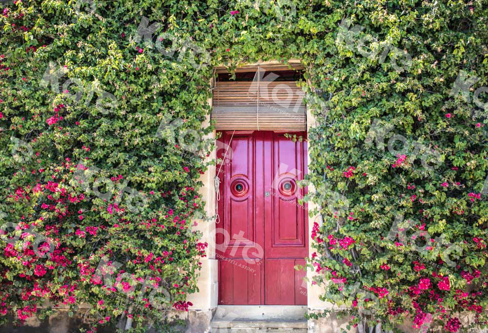 Kate Flower Garden Gate Backdrop for Photography – Katebackdrop