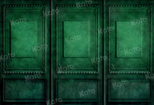 Kate Vintage Retro Green Wall Dark Backdrop Designed by Chain Photography