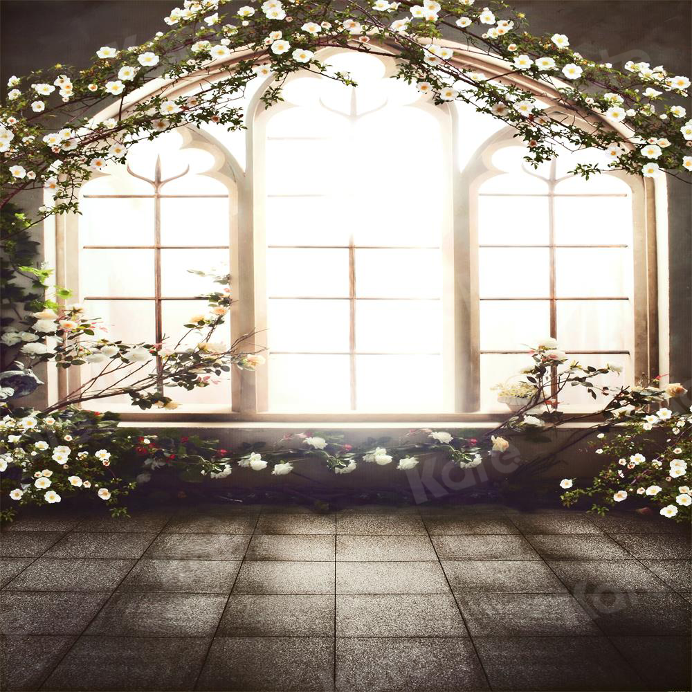 Kate Flowers Window Backdrops for Photographers Wedding – Katebackdrop