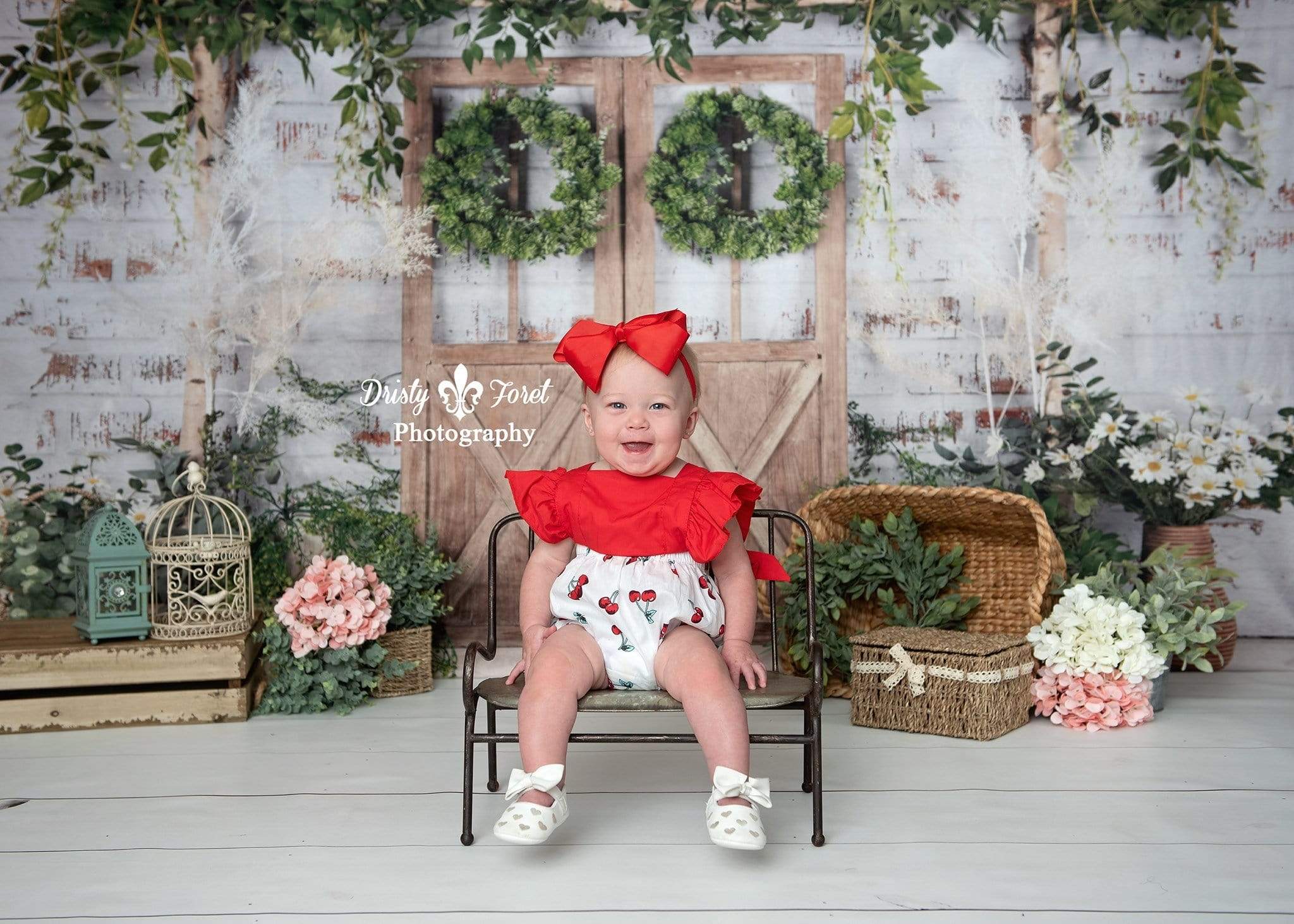 Kate White Old Wooden Floor Backdrop Designed by Patty Robert