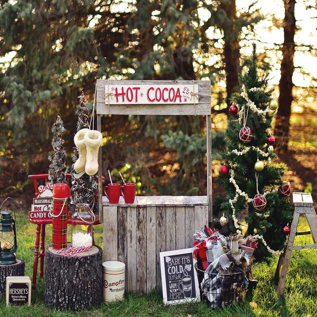 Kate Hot Cocoa Stand Backdrop for Photography – Katebackdrop