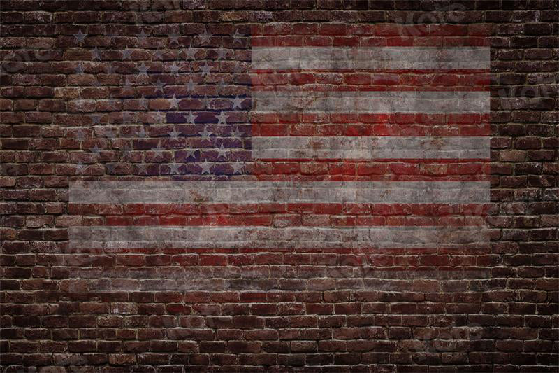 Kate Independence Day Backdrop Brick Wall for Photography – Katebackdrop