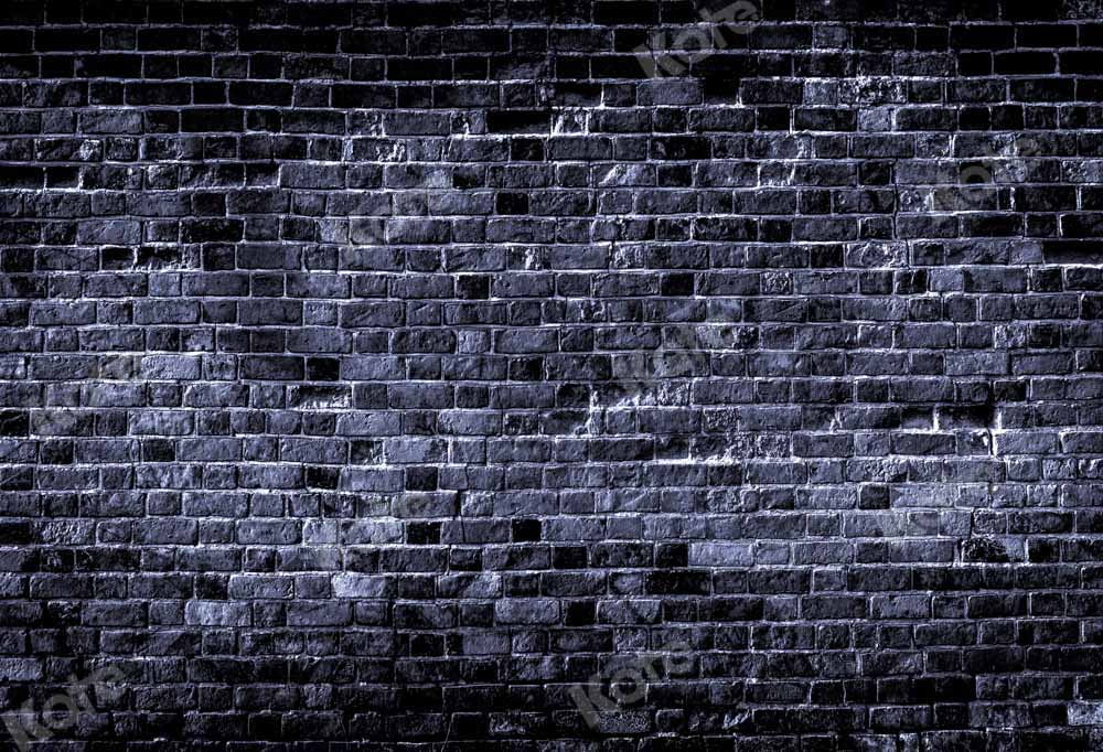 Kate Black Brick Wall Backdrop Mottled for Photography – Katebackdrop