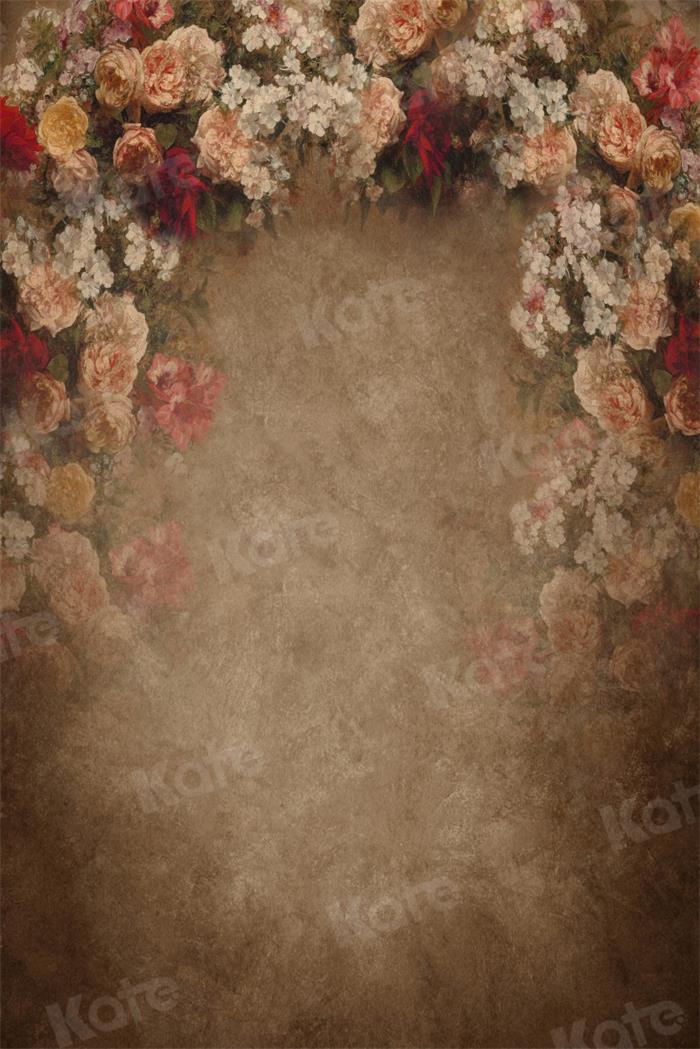 Kate Brown Abstract Floral Backdrop for Photography – Katebackdrop