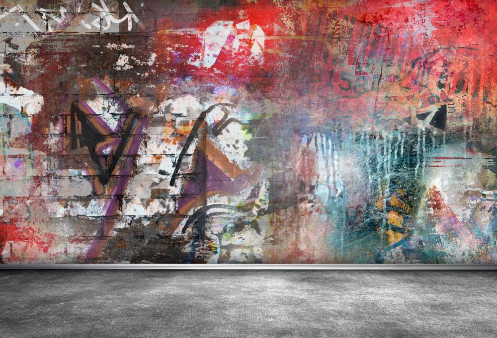 Kate Colorful Brick Stone Graffiti Wall Backdrop Photography – Katebackdrop