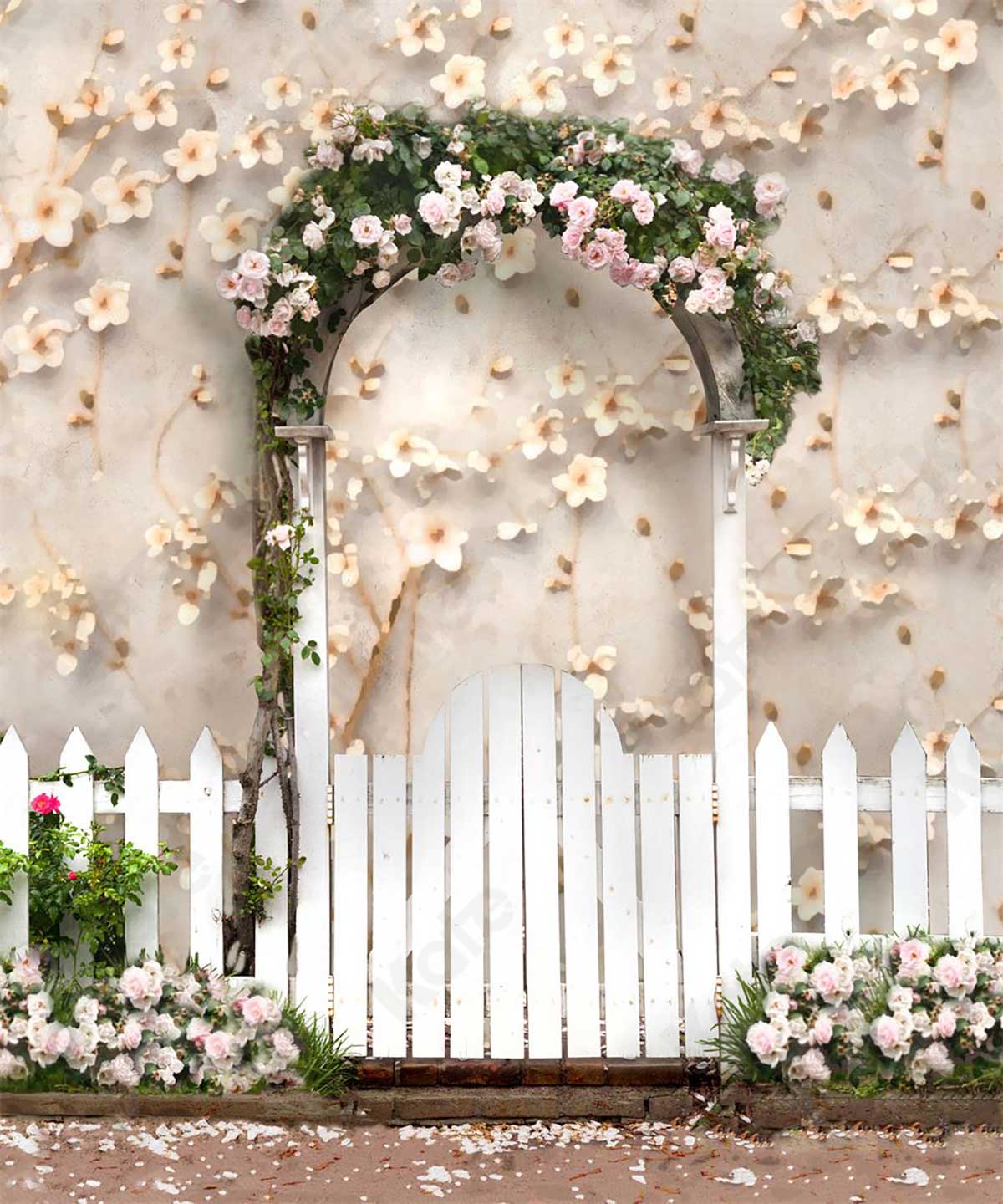 Kate Spring/mother's Day Flowers Arch Floral Wall Backdrop for Photogr –  Katebackdrop