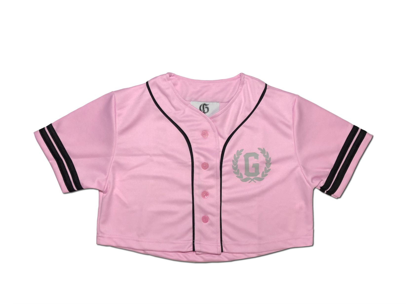 crop baseball jersey