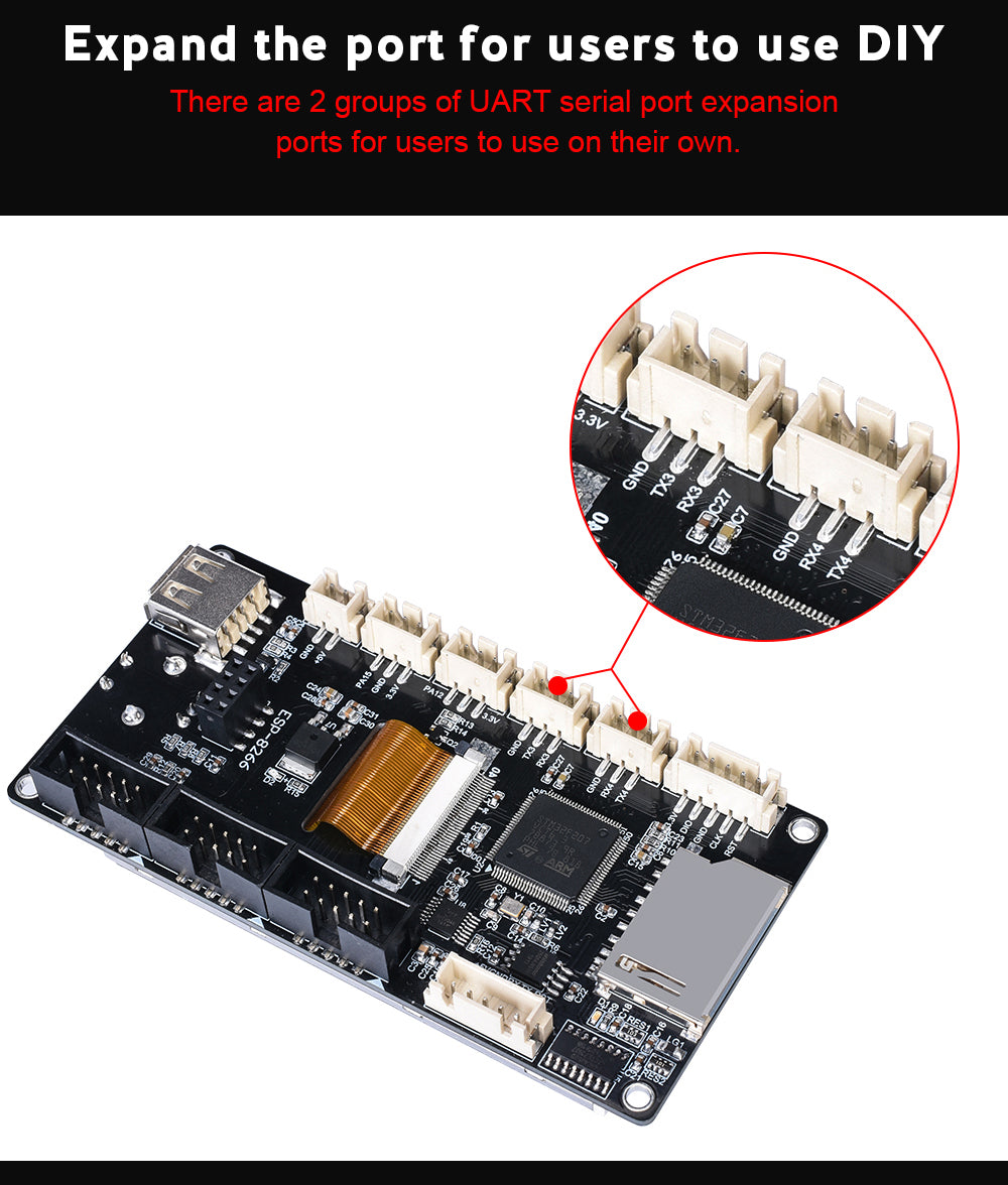 raspberry pi skjerm,btt pi tft50,tft50,biqu tft50,biqu skjerm,skjerm til 3dprinter