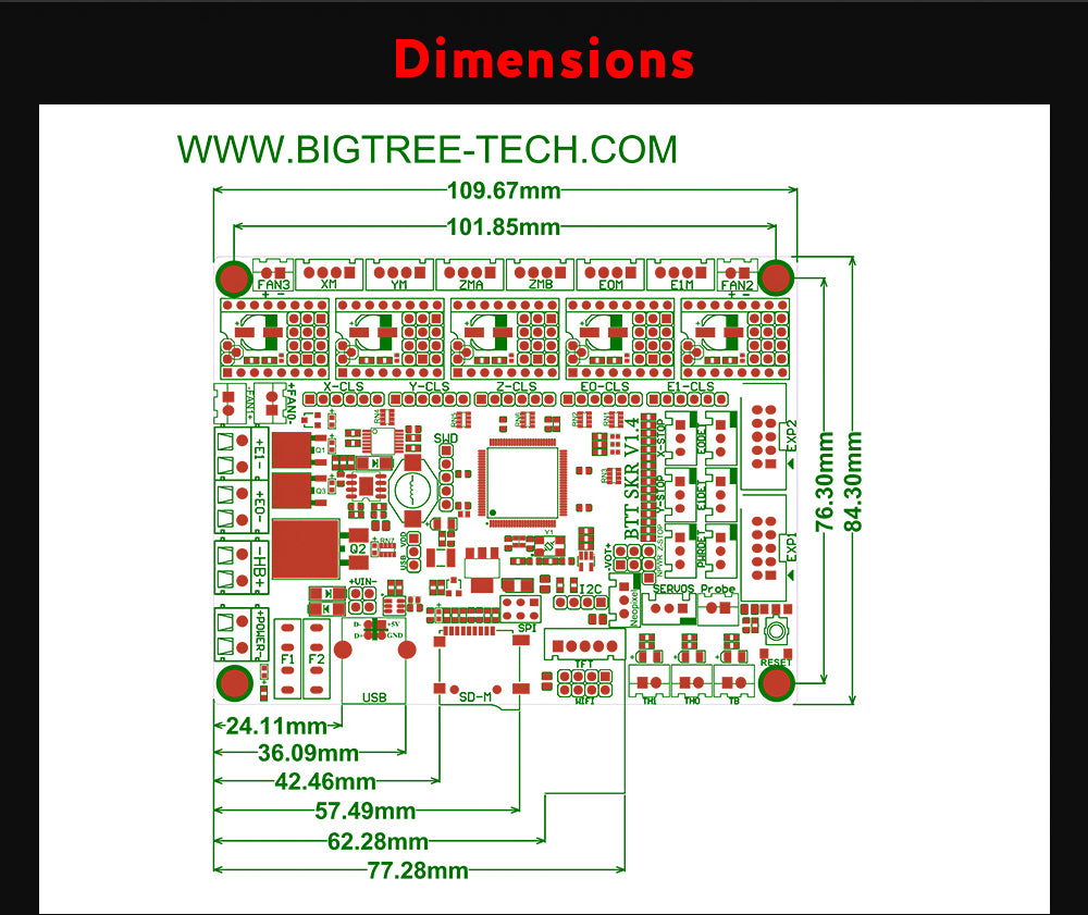 BTT SKR V1.4 & SKR V1.4 Turbo 32-Bit Control Board – Biqu ... 50 led wiring 