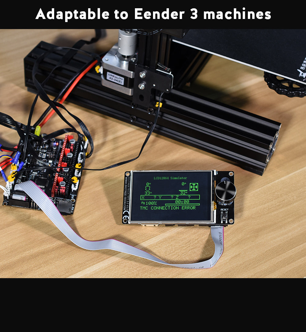 raspberry pi skjerm,btt pi tft50,tft50,biqu tft50,biqu skjerm,skjerm til 3dprinter