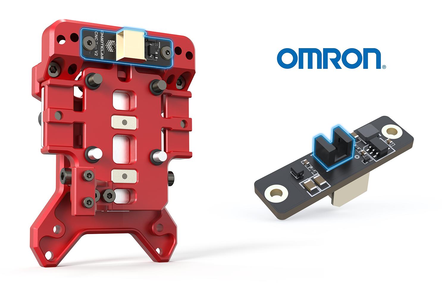 El sensor de CNC Voron Tap V2 es el fotomicrosensor transmisivo OMRON EE-SX4320.