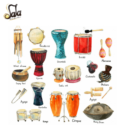 traditionelle Instrumente