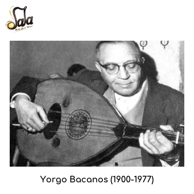 Türkische Oud-Spieler-Yorgo Bacanos