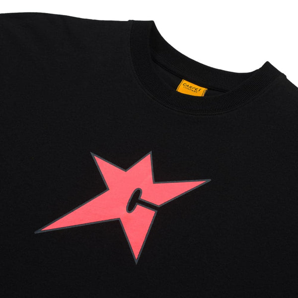 Carpet Company C-Star Logo T-Shirt (Black) - CSC, Cardiff Skateboard Club - UK Skate Store