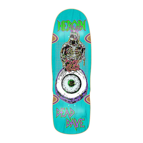 Heroin Dead Dave Die Tonight 10.1" Shaped Deck - CSC, Cardiff Skateboard Club - UK Skate Store