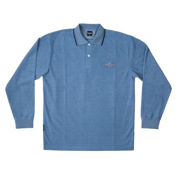 Baglady Thick Corduroy Polo Shirt (Blue) - CSC, Cardiff Skateboard Club - UK Skate Store