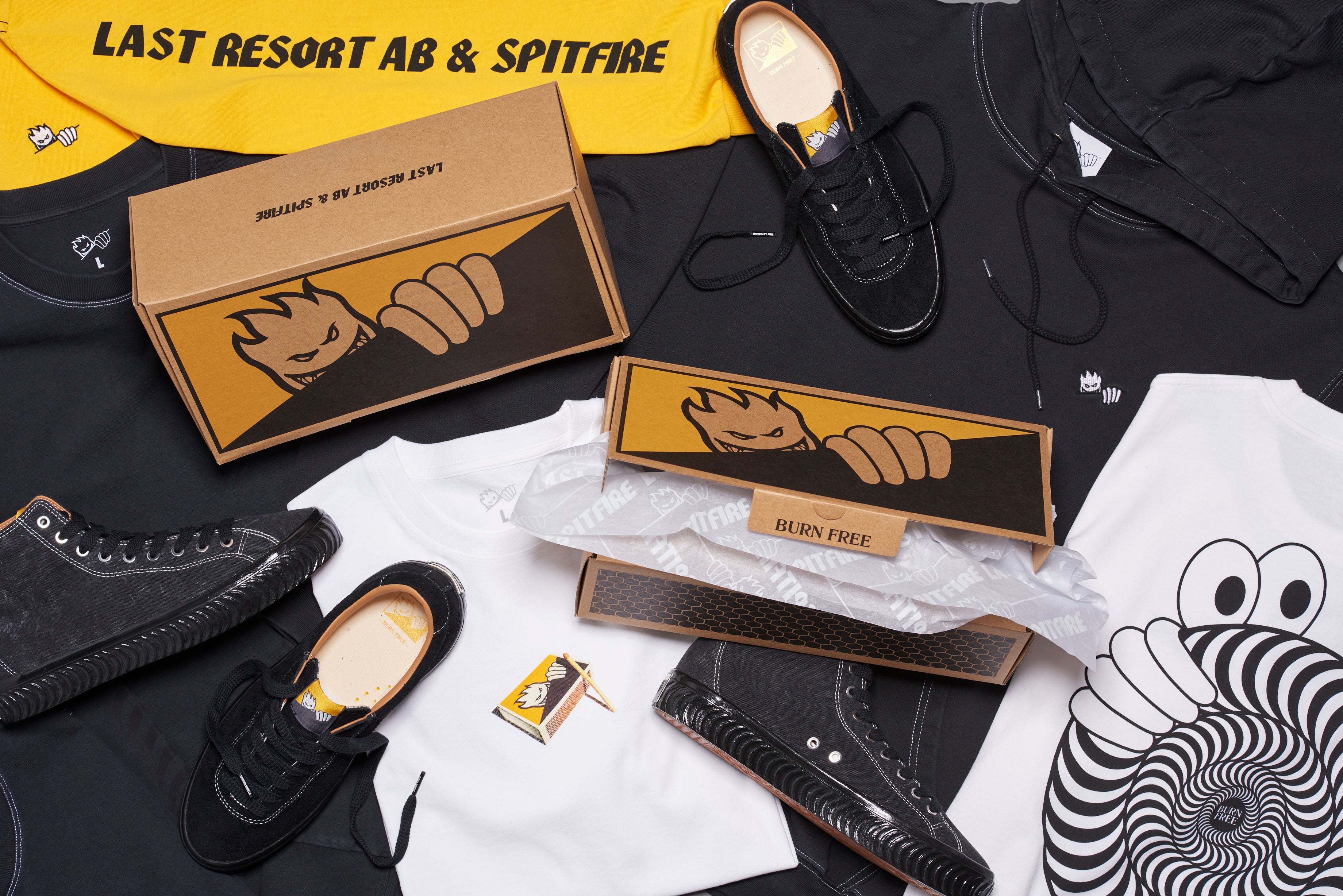 Shop Last Resort AB x Spitfire Wheels collab, available now from CSC - CSC, Cardiff Skateboard Club - UK Skate Store