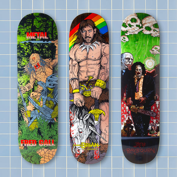 Shop Metal Skateboards and buy now from CSC - CSC, Cardiff Skateboard Club - UK Skate Store