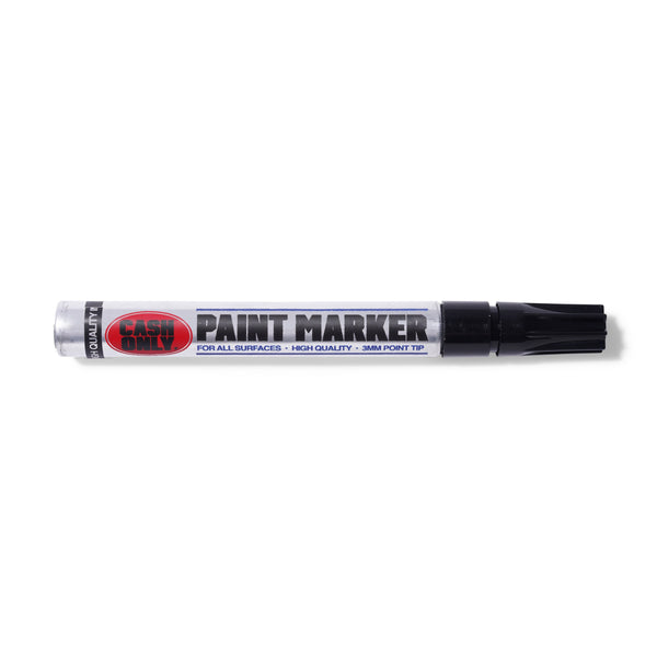 Cash Only Graffiti Marker Pen (Black) - CSC, Cardiff Skateboard Club - UK Skate Store