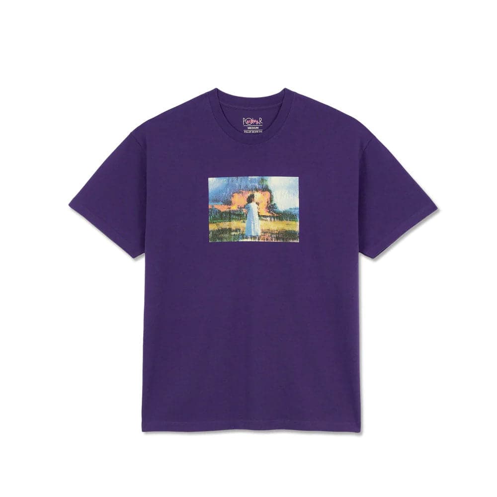 Polar Burning World T-Shirt (Purple) - CSC, Cardiff Skateboard Club - UK Skate Store