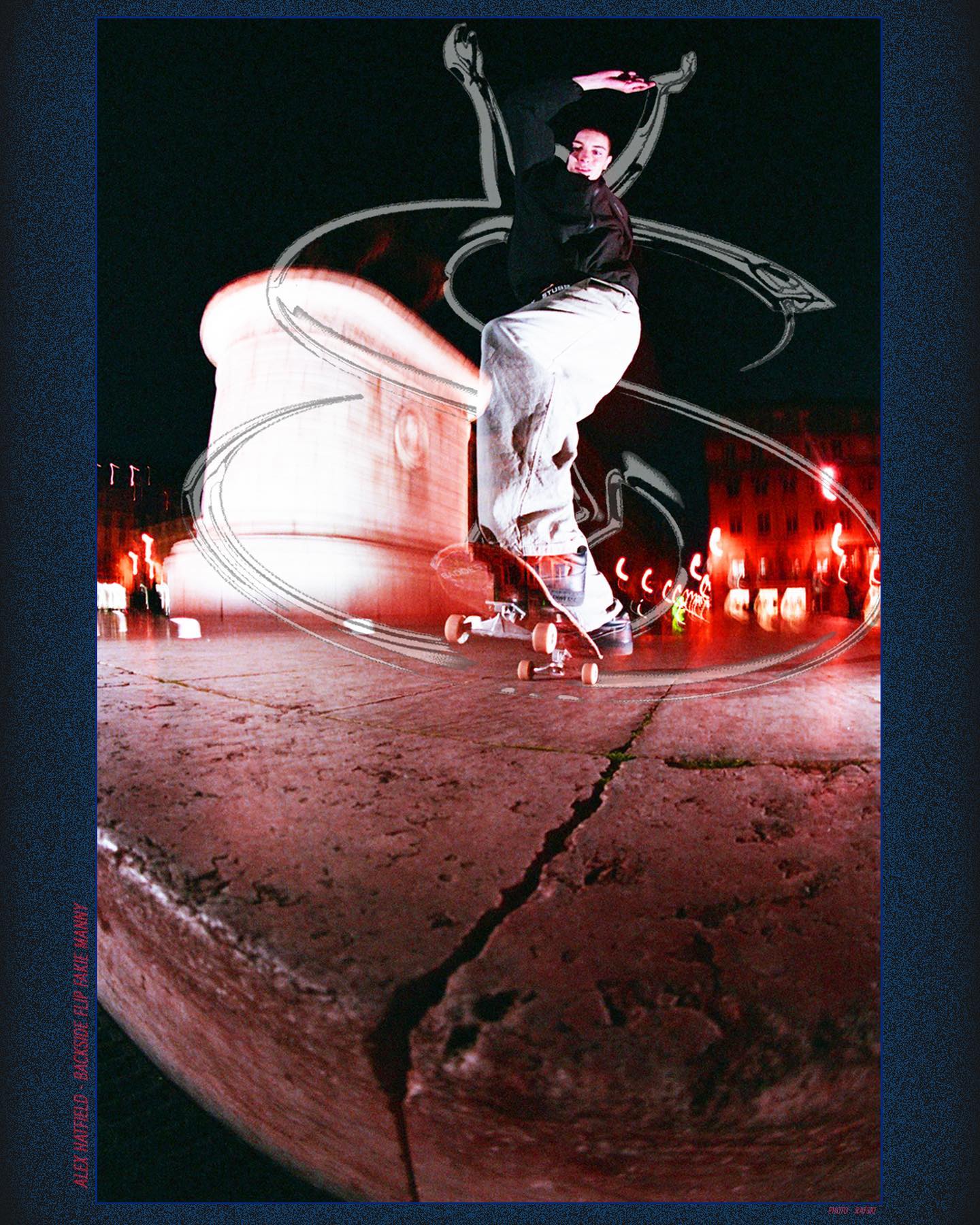 Alex Hatfield Backside Flip Fakie Manual, photo by Rafal Wojnowski - CSC, Cardiff Skateboard Club - UK Skate Shop