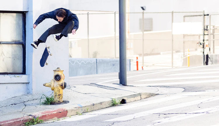 Austyn Gillette Fire Hydrant Switch Treflip - CSC, Cardiff Skateboard Club - UK Skate Store