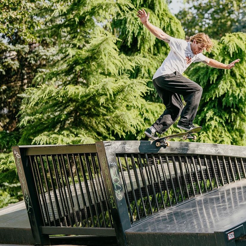 Barney Page backside tailslide - CSC, Cardiff Skateboard Club - UK Skate Store