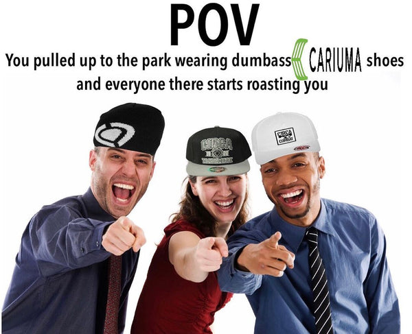 "POV You pulled up to the park wearing dumbass Cariuma shoes and everyone there starts roasting you" opensesamemes skate meme - CSC, Cardiff Skateboard Club - UK Skate Store
