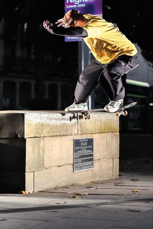 Dee Collins Switch Frontside Noseslide, photo by Reece Leung - CSC, Cardiff Skateboard Club - UK Skate Shop
