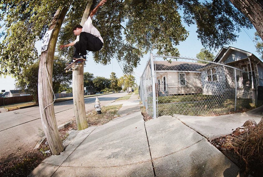 Jordan Trahan Ollie from his Hurricane Party Video, photo by Tim Black - CSC, Cardiff Skateboard Club - UK Skate Store