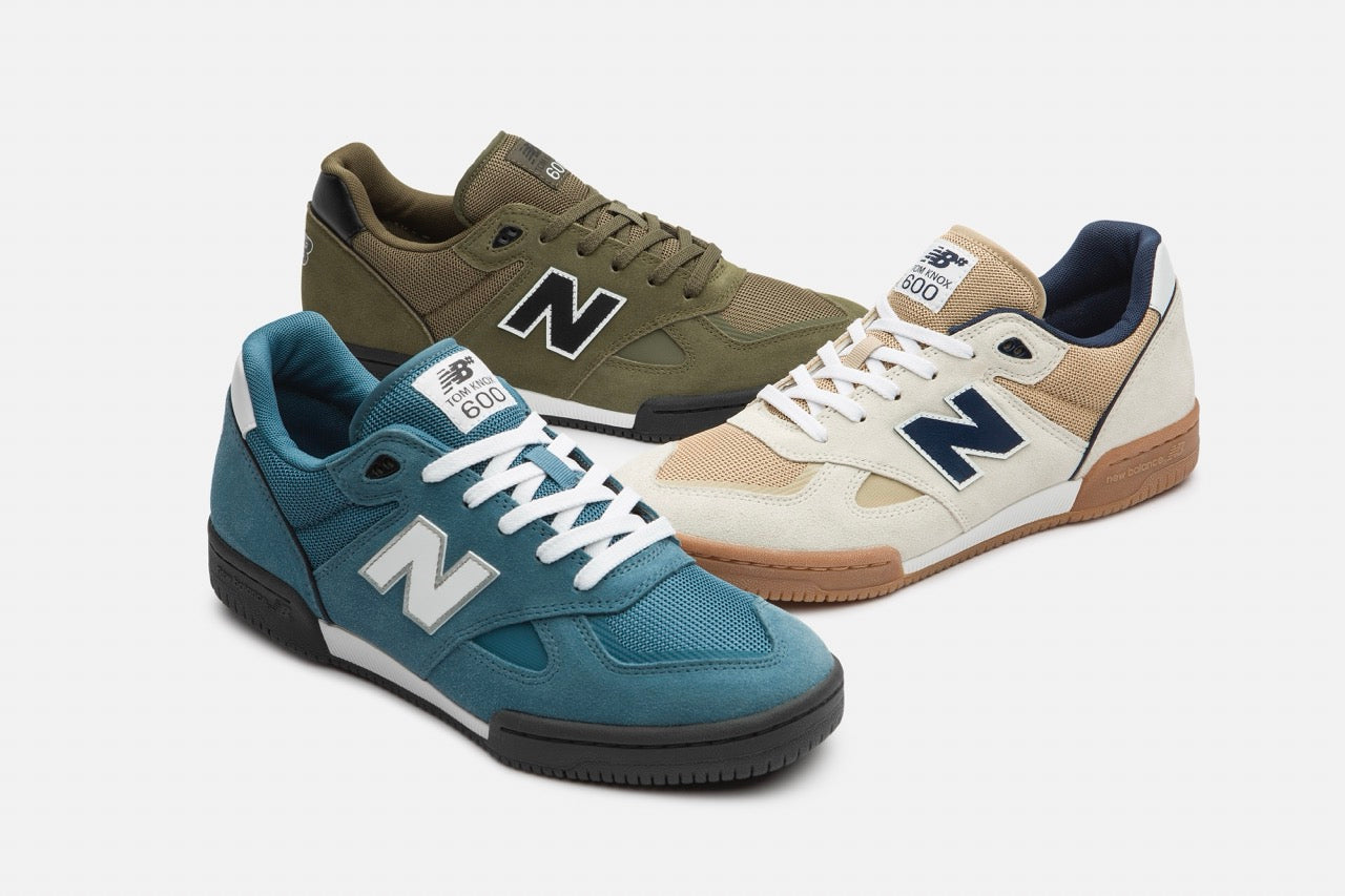 New Balance Numeric Tom Knox 600 colourways from their Q1 2024 Collection - CSC, Cardiff Skateboard Club - UK Skate Shop