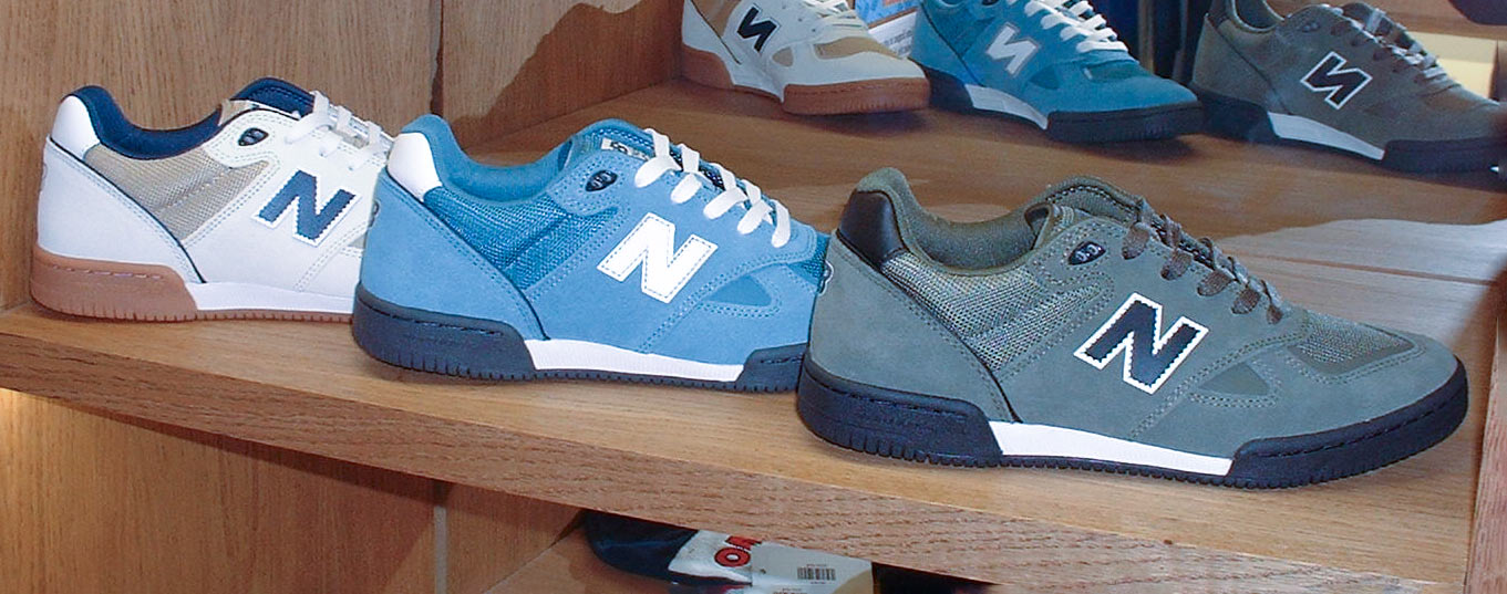 New Balance Numeric Tom Knox 600 colourways from their Q1 2024 collection - CSC, Cardiff Skateboard Club - UK Skate Shop