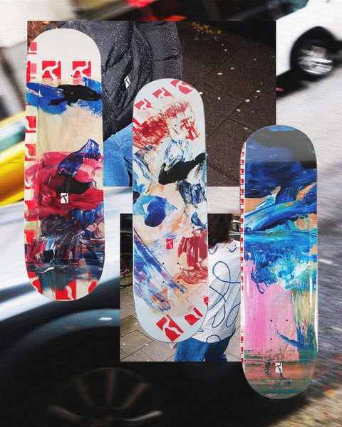 Poetic Collective Maximalist Skateboard Decks at CSC - CSC, Cardiff Skateboard Club - UK Skate Store