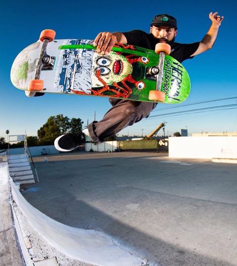 Swampy boneless on the Heroin Space Egg 2 Deck, photo by Matt Fookes - CSC, Cardiff Skateboard Club - UK Skate Store