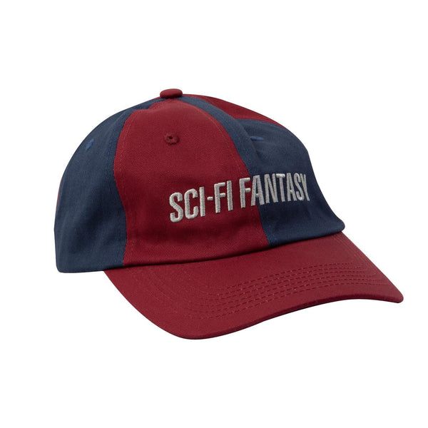 Sci-Fi Fantasy 'Two Tone' 6 Panel Cap (Wine / Navy) - CSC, Cardiff Skateboard Club - UK Skate Store