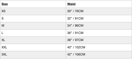 Size Chart – boxmenswear