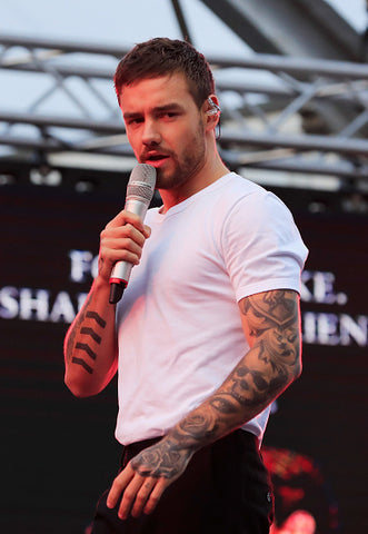 Liam Payne tight white t shirt