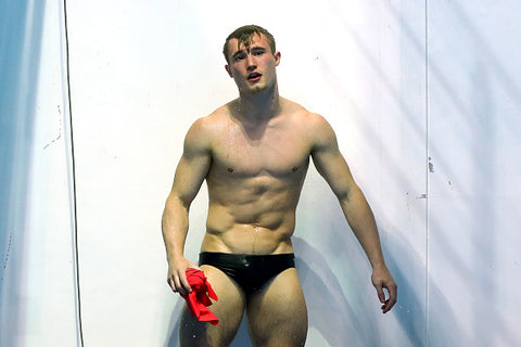 jack laugher in the shower